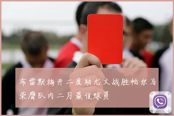 布雷默梅开二度助尤文战胜帕尔马荣膺队内二月最佳球员