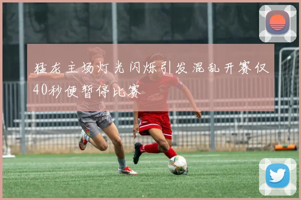 猛龙主场灯光闪烁引发混乱开赛仅40秒便暂停比赛